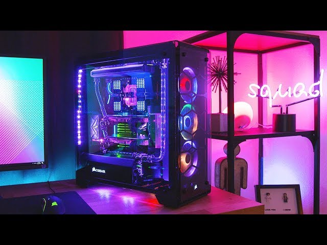 The Ultimate $7,500 RGB Threadripper 1950X Build! (Water Cooled!)