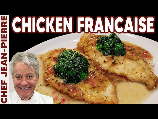 Classic Chicken Française with Butter Lemon Sauce - Chef Jean-Pierre