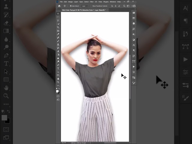 Change Dress Color in Realistic Way in Photoshop