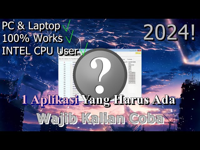 🔧1 Aplikasi Berguna Yang Harus Ada Pada PC & Laptop ✅ Wajib Kalian Coba | 2024! (Updated) Part 24