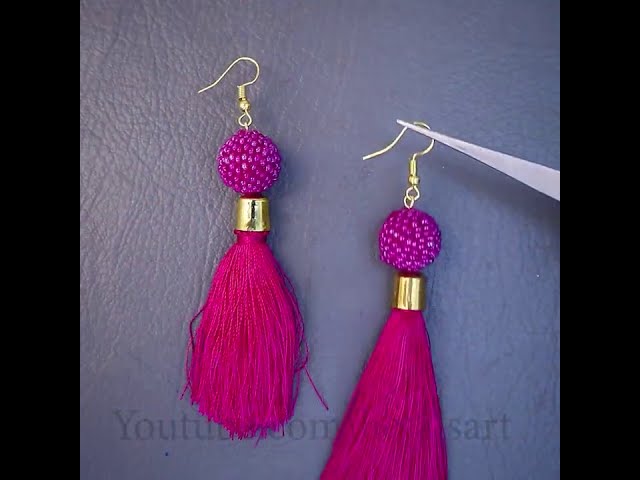 Hot Pink! 18 Fashion DIY Earrings - On Daily Wear & Party Wear Outfits