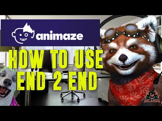 How to Use Animaze by Facerig End to End