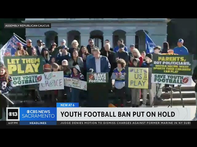 Gov. Newsom on proposed tackle football ban for kids under 12: "Outright ban is not the answer.”