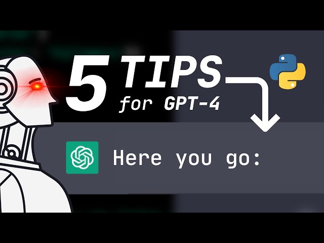 5 "MUST KNOW" Tips For Using ChatGPT-4 EFFECTIVELY With Your Code