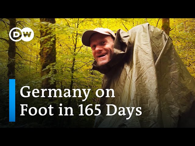 Hiking 3,442 km Alone Across Germany in 165 Days