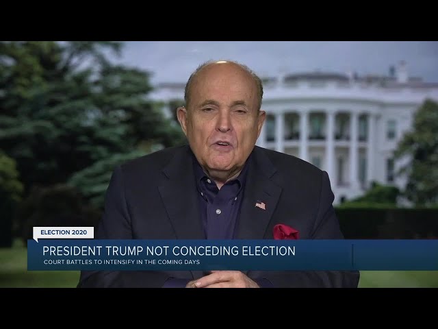 Trump lawyer Rudy Giuliani hints at plan to file suit in several battleground states