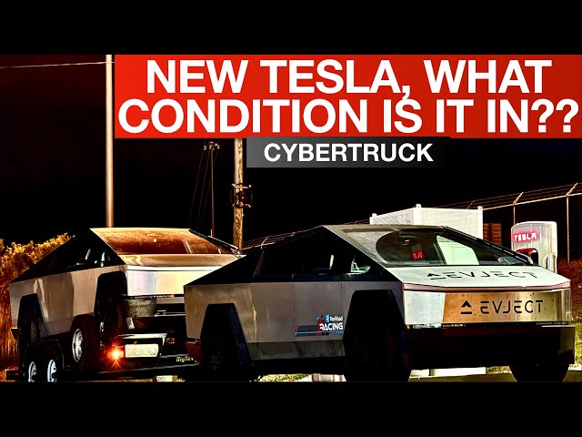 Tesla Cybertruck - My New Tesla Is Here, Overview of Condition and Getting It Shiny!!