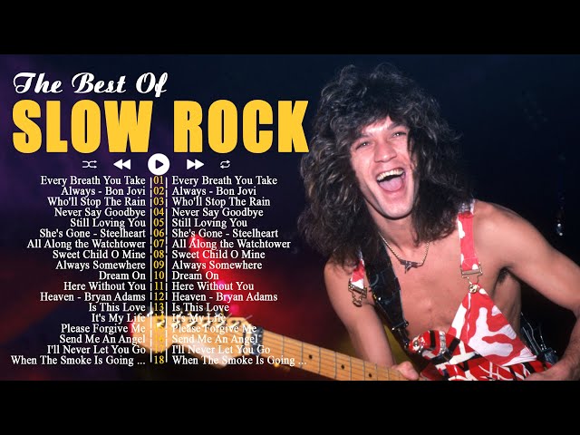 Greatest Hits Slow Rock Ballads 80s 90s ||  Best Slow Rock Ballads Of All Time || Rock Ballads Songs