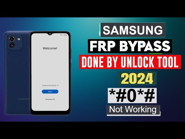 All Samsung FRP Bypass One Click New Tool 2024 - *#0*# ADB Method Fail