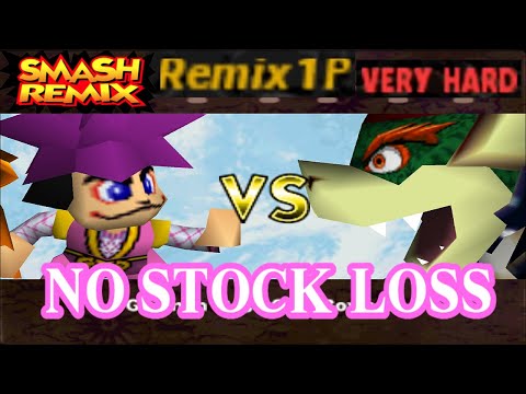 Smash Remix - Remix 1p Mode on Very Hard No Stock Loss