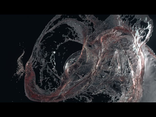 Correlated Chaos | Blender 3D Slow Motion CGI Fluid and Particle Simulation