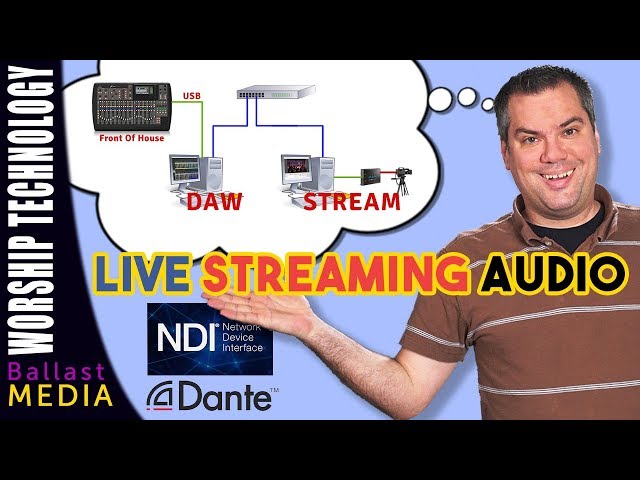 Live Streaming Audio - Route a DAW using NDI or Dante