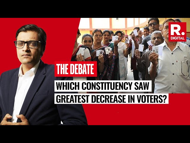 Arnab Talks About The Constituency Which Saw Greatest Fall In Voter Turnout This Polling Season