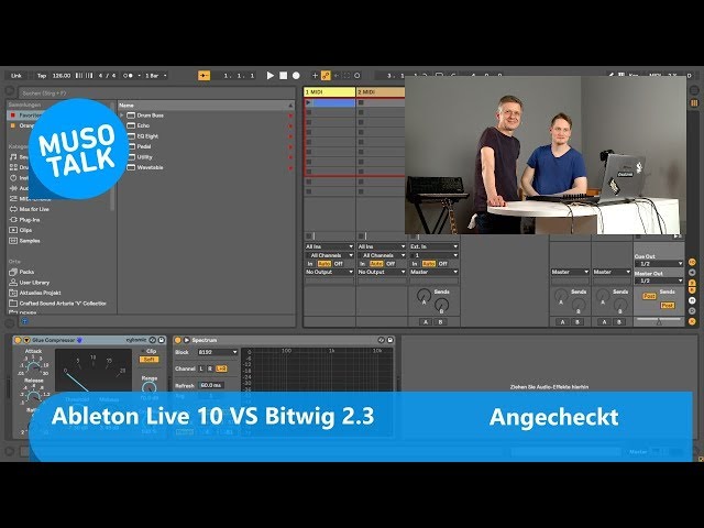 Ableton LIVE 10 V Bitwig 2.3 - DAW Vergleichstest - Angecheckt