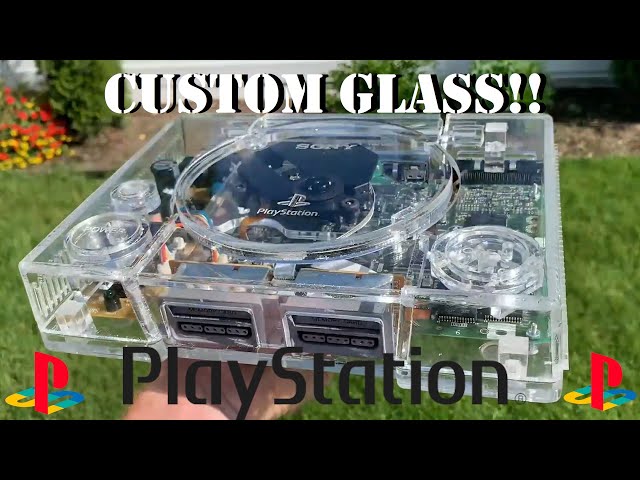Glass Playstation 1!! Custom Hand Built!
