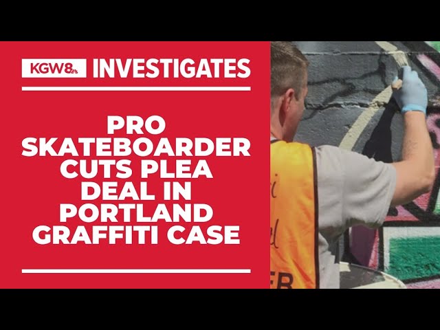 Portland pro skateboarder accused of tagging graffiti pleads guilty, avoids jail time