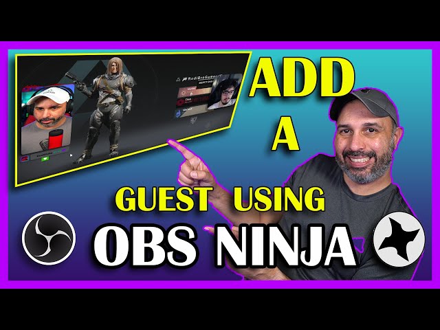 How to use OBS ninja to add a guest to your stream!!