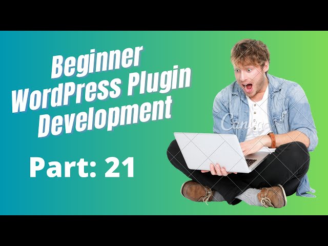 Beginner WordPress Plugin Development (admin notices) 21