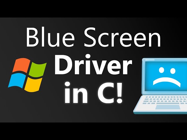 Making Driver That Blue Screens Windows using C
