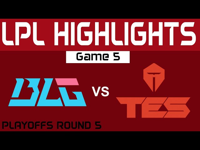 BLG vs TES Highlights Game 5 R5 LPL Spring Playoffs 2024 Bilibili Gaming vs Top Esports by Onivia