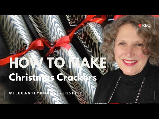 How to make Christmas Crackers - a simple step by step tutorial VLOG