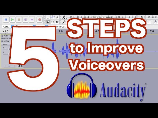 5 STEPS to Improve Your VOICEOVER in Audacity