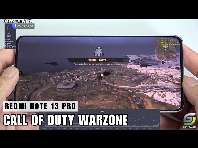 Xiaomi Redmi Note 13 Pro test game Call of Duty Warzone Mobile | Snapdragon 7s Gen 2