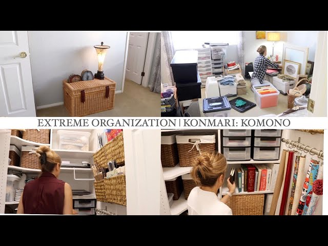 KONMARI | KOMONO CATEGORY | 4 DAYS OF ORGANIZATION