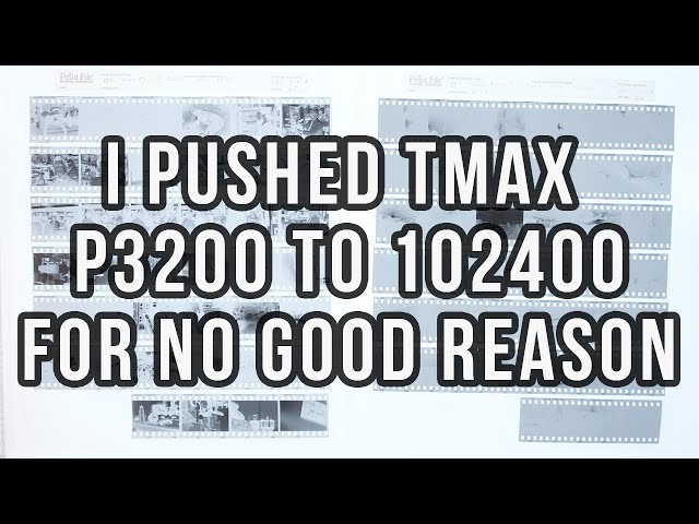 Pushing TMAX P3200 to 102400