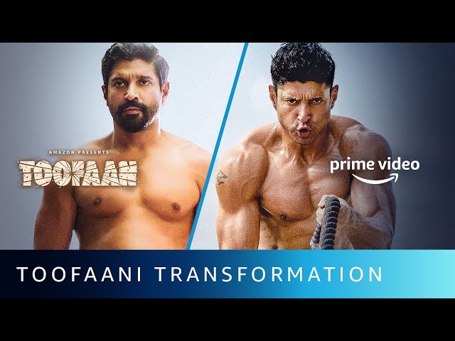 Toofaani Transformation Of Farhan Akhtar | Amazon Prime Video