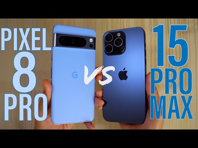 Google Pixel 8 Pro vs iPhone 15 Pro Max SPEED TEST! Best Phones Forever?