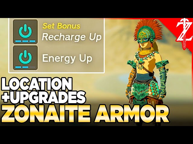 200% BATTERY Zonaite Armor Location/Upgrades - Tears of the Kingdom