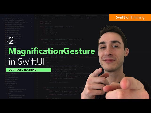 How to use MagnificationGesture in SwiftUI | Continued Learning #2
