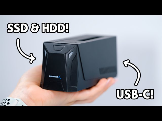 SABRENT USB-C Hard Drive Docking Station | DS-UC1B