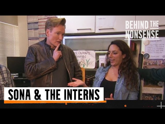 Behind The Nonsense: Sona & The Interns | Team Coco