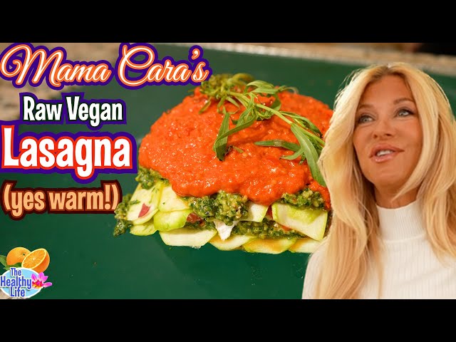 Raw Vegan Lasagna recipe by gourmet restauranteur Cara Brotman