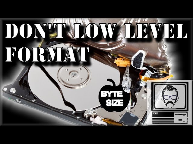 Why you Shouldn't Low Level Format Your Hard Drive | Nostalgia Nerd