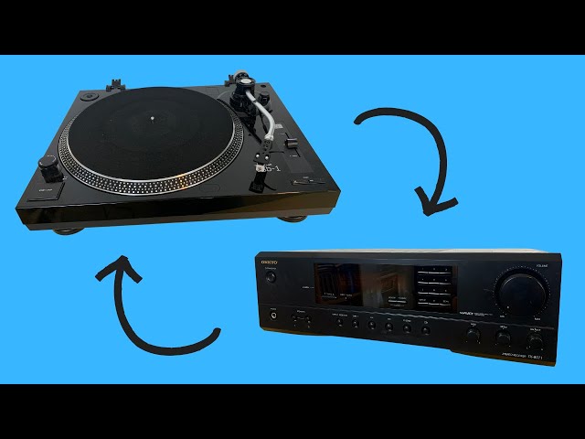 How to Connect a Turntable to the Aux Input on a Receiver