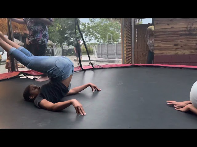 Gymnastics challenge p.t2(trampoline)❤️