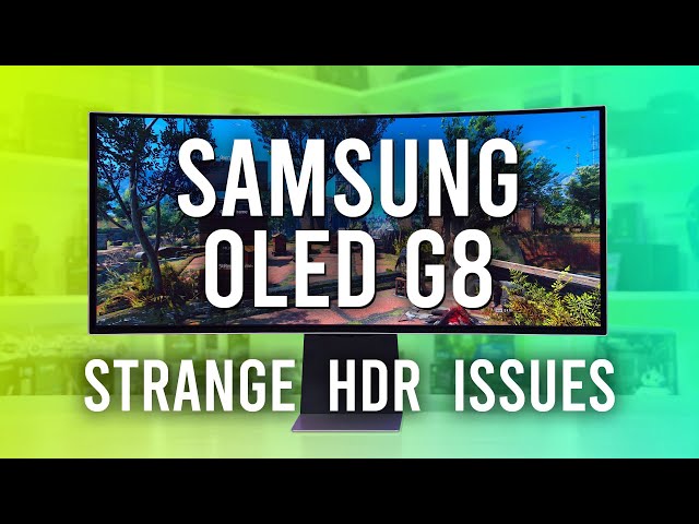 Samsung Odyssey OLED G8 Review - Better with Nvidia