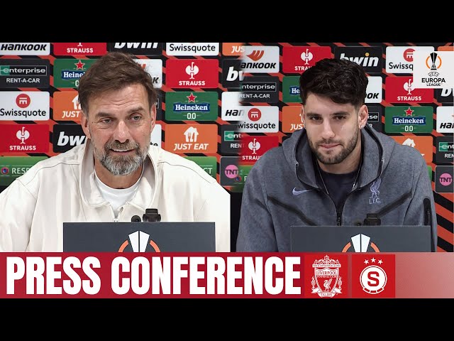 Jürgen Klopp & Dominik Szoboszlai's  Europa League press conference | Liverpool vs Sparta Prague
