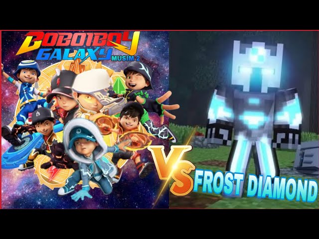 Pertarungan Sengit Boboiboy Kuasa 7 VS Frost Diamond Siapakah Akan Menang?