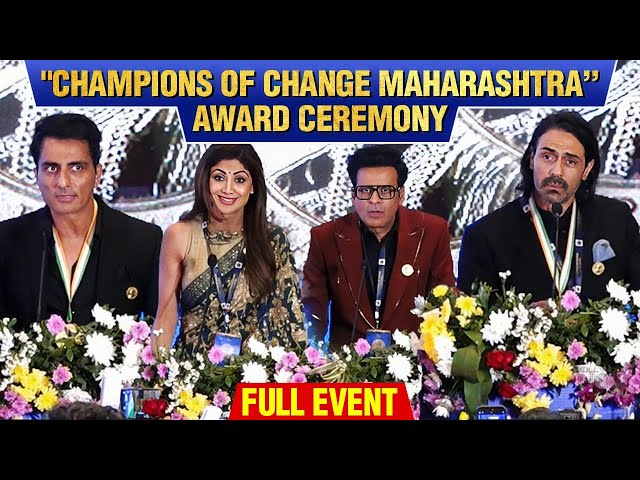 Celebs At Second Edition Of Champions of Change Maharashtra Award Ceremony FULL EVENT UNCUT