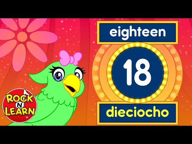 Learn to Count to 20 in Spanish | English to Spanish | Rock N Learn