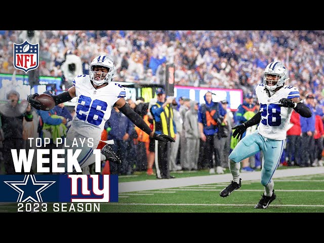 Dallas Cowboys Top Plays vs. New York Giants | 2023 Regular Season Week 1