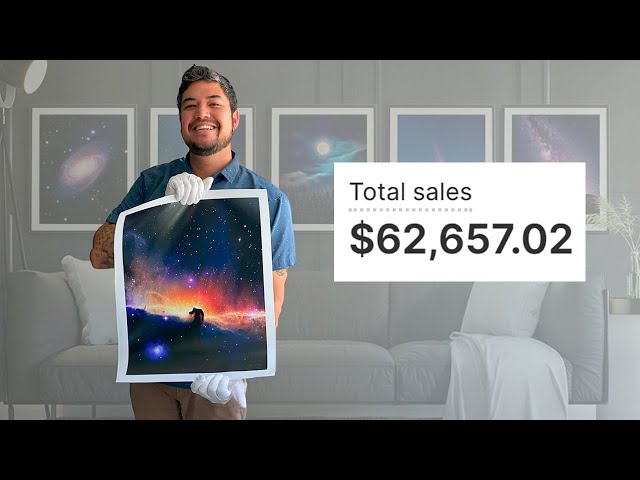 How I Made $60k Selling My Photo Prints Online