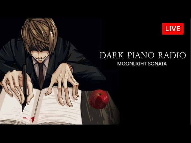 8 Hour of Dark Piano Radio - Dark Writing Inspiration | Dark Reading/Study
