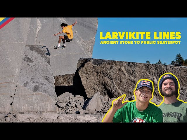 Ancient Stone to Public Skatespot with Torey Pudwill, Chris Haslam & Crew | LARVIKITE LINES