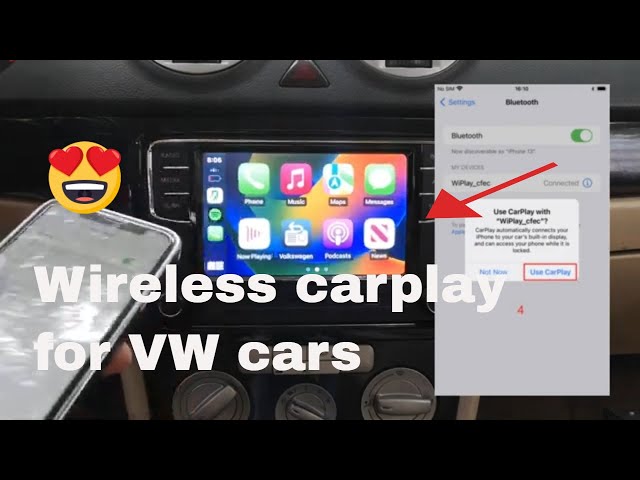 Upgrade Your Vw With Scumaxcon Rcd360 Pro3 Wireless Carplay - Perfect For Jetta, Golf, Polo & More!