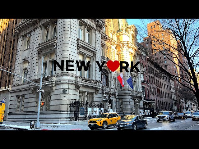 [4K]🇺🇸 NYC Walk: Midtown Manhattan, Park Ave. Murray Hill, Felix Roasting Company🥐☕ Jan. 08 2022.